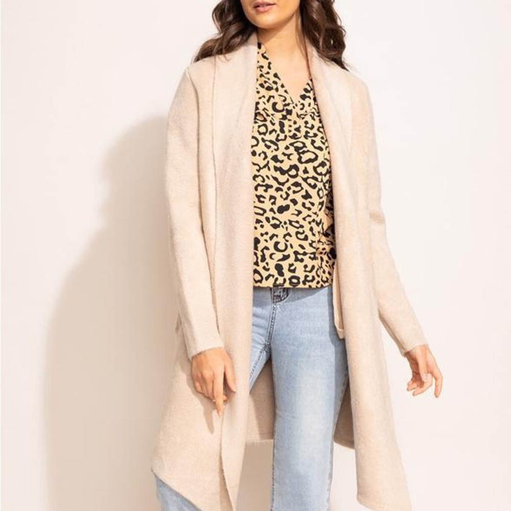 Cardi-coat *viral* OG coatigan/car coat/sweater coat PINK MARTINI